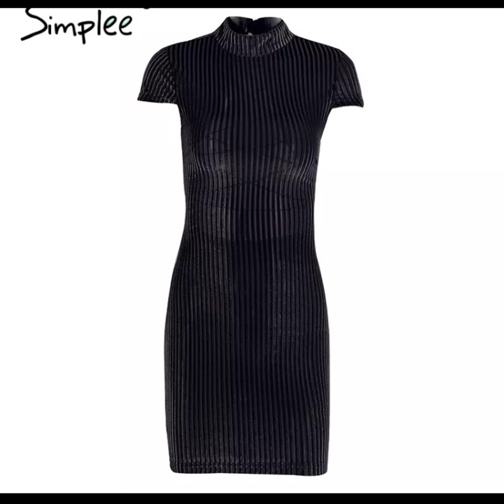 Velvet lace up bodycon dress